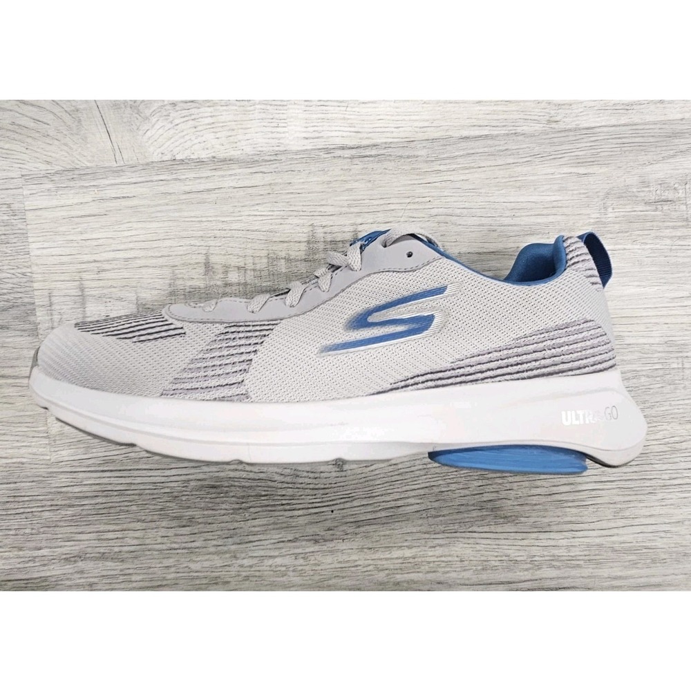 Skechers Men's Go Run Viz Tech-Scorcher 54893 Grey/Blue Size: 10